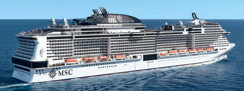 22 Nächte Barcelona – Miami über Alicante, Gibraltar & Cadíz u. a. mit MSC Cruises: MSC Meraviglia