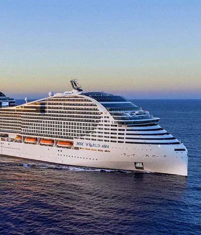 Kreuzfahrtschiff MSC World Asia