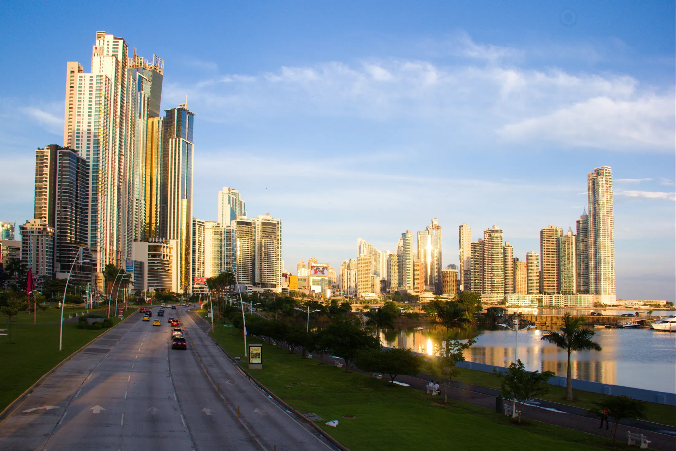 Hafen Panama Stadt
